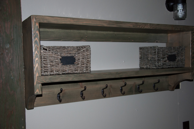 Shelf and Coat Rack