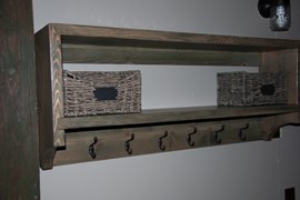 Shelf and Coat Rack