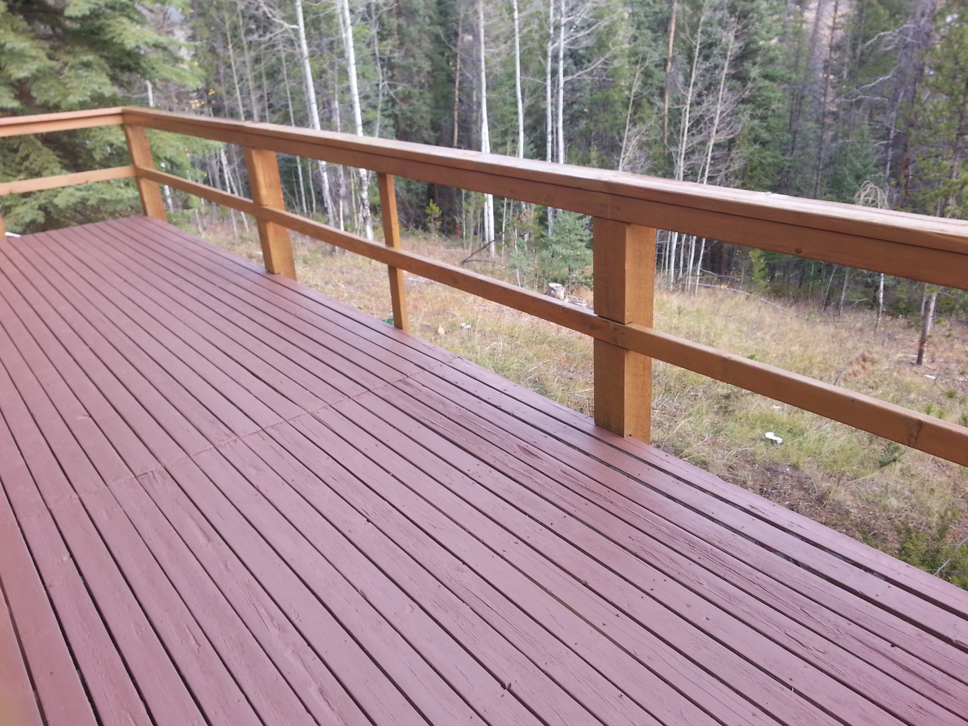 Deck and Handrail Stain