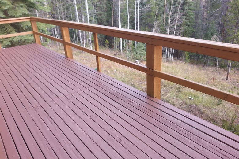 Deck and Handrail Stain